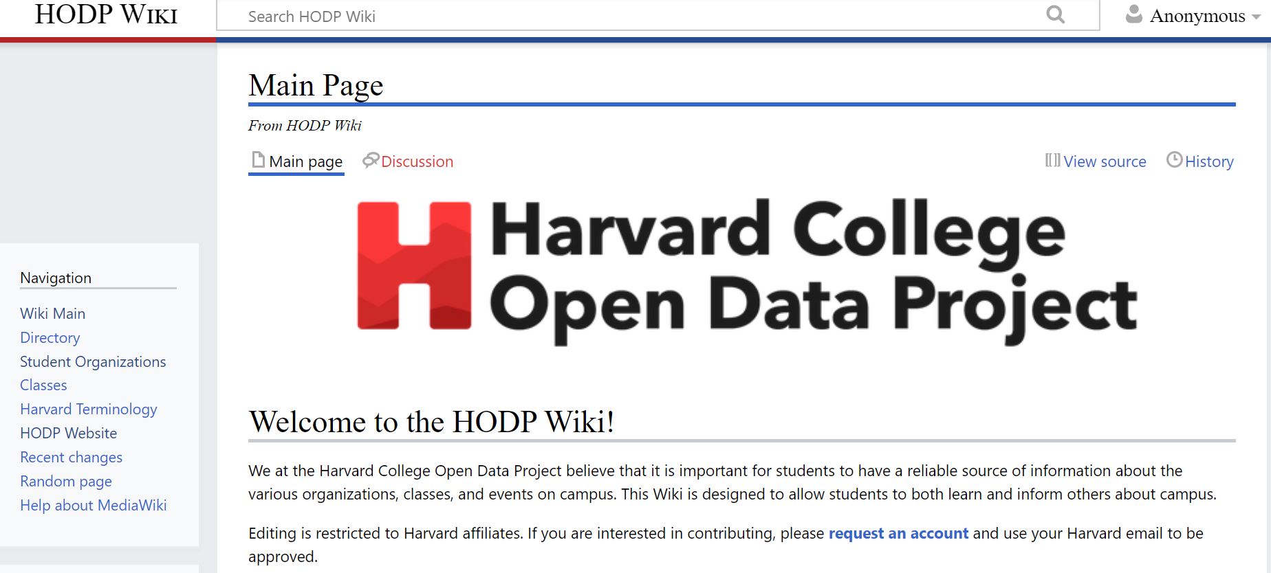 HODP Student Wiki